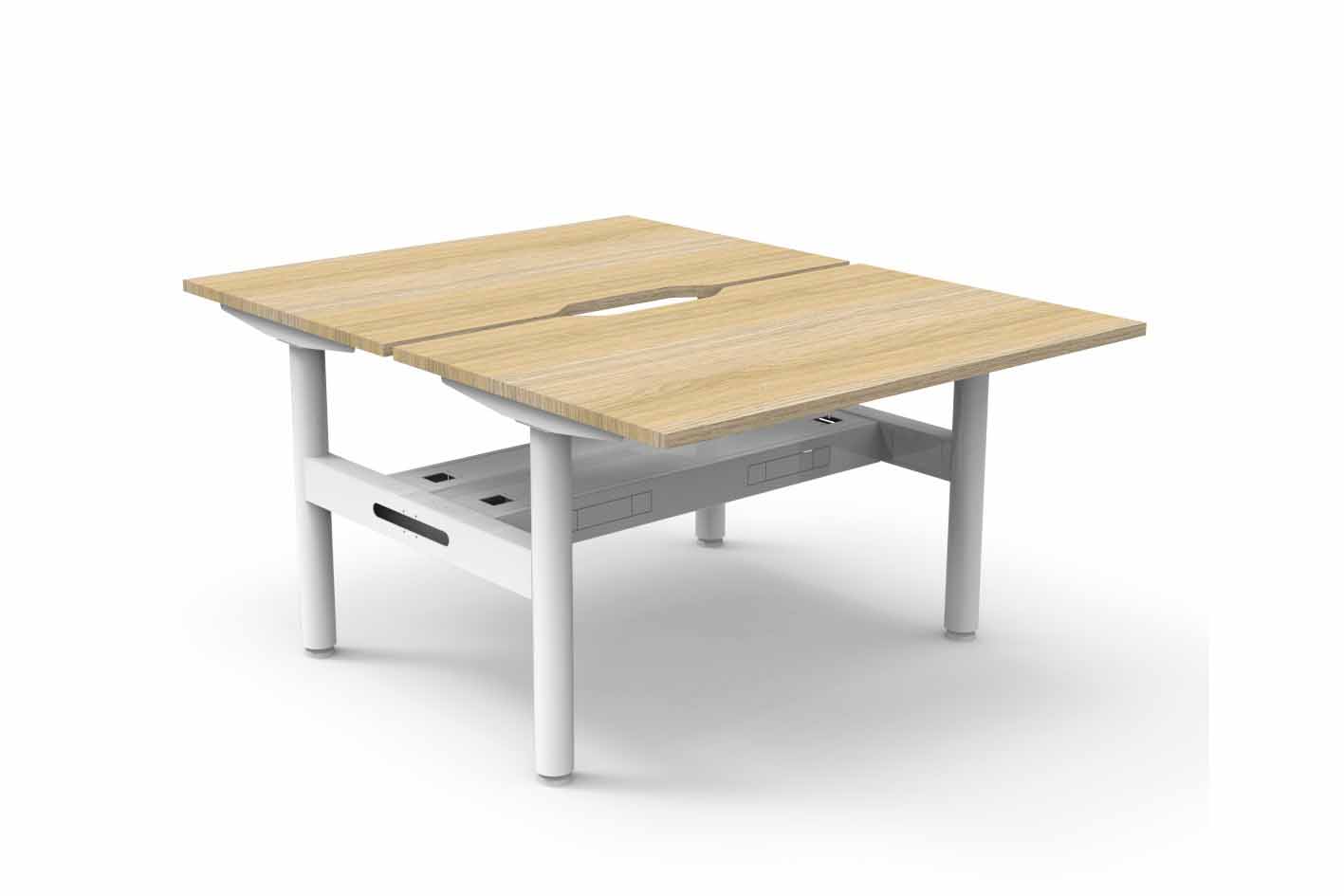 Halo Static 2 Person Double Sided Workstation